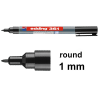 Whiteboard marker 1mm round | black | Edding 361