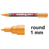 Whiteboard marker 1mm round | orange | Edding 361