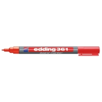 Whiteboard marker 1mm round | red | Edding 361 200656