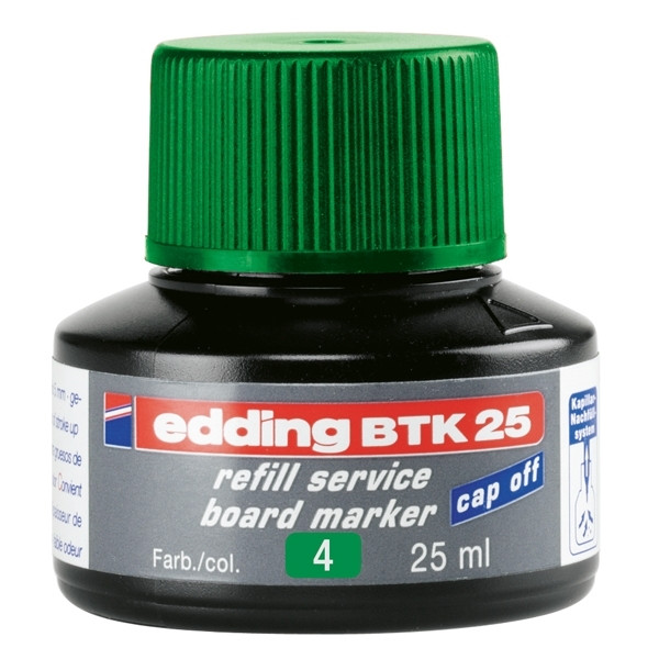 Whiteboard marker ink refill 25ml | green | Edding BTK 25 200566 - 1