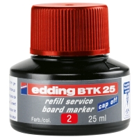 Whiteboard marker ink refill 25ml | red | Edding BTK 25 200562