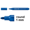 Whiteboard marker mini 1mm round | blue | Edding 366 200881 - 1
