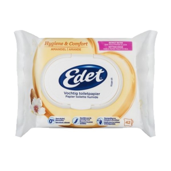 Toilet paper | Edet Rich Almond Moist (42-sheet) SED00011 - 1