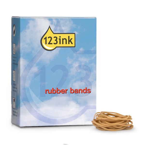 Elastic bands 60 x 1.5mm | 500g | 123ink 300501 - 1
