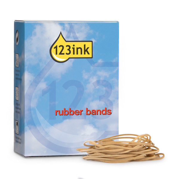 Elastic bands 90 x 1.5mm | 500g | 123ink 300505 - 1