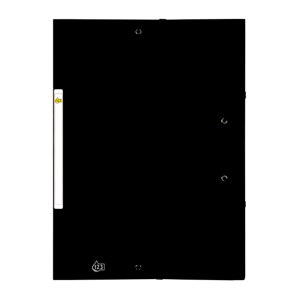 Elastomer folder A4 | black cardboard | 123ink **Clearance** 390530 - 1