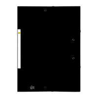 Elastomer folder A4 | black cardboard | 123ink **Clearance** 390530