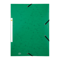 Elastomer folder A4 | green cardboard | 123ink  **Clearance** 390532