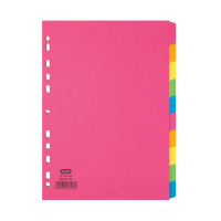 | Cardboard tabs (10 coloured tabs) | A4, 11-hole | Elba IE000578