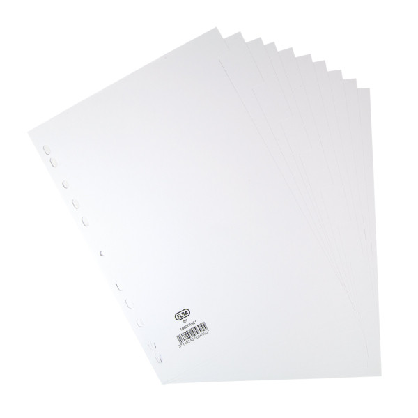 | Cardboard tabs (10 white tabs) | A4, 11-hole | Elba IE000733 - 1