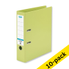 A4 lever arch file | Elba Smart Pro+ polypropylene | light green 80mm (10-pack) 237698 - 1