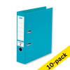 A4 lever arch file | Elba Smart Pro+ polypropylene | turquoise 80mm (10-pack) 237704 - 1