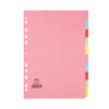 Elba Divider 10 Part A4 160gsm Card Assorted Colours (Pack 10) 3045050060724 237622