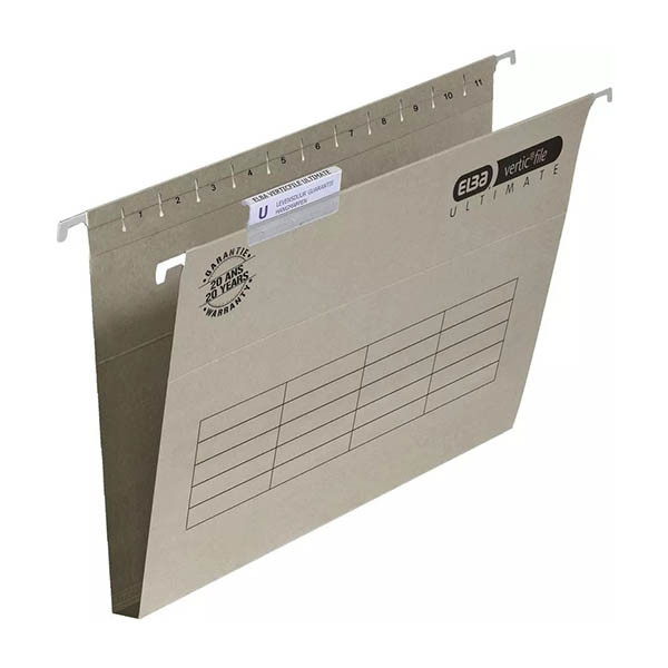 Elba Verticfile Ultimate grey A4 suspension files, 330mm (25-pack) 237534 - 1