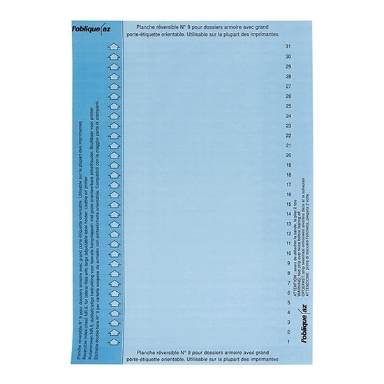 Elba blue Type 9 rider strips (10-sheets) 130050 237599 - 1
