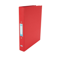 Elba red A4 plastic file binder with 2 O-rings, 25mm (10-pack) 400001511 237627