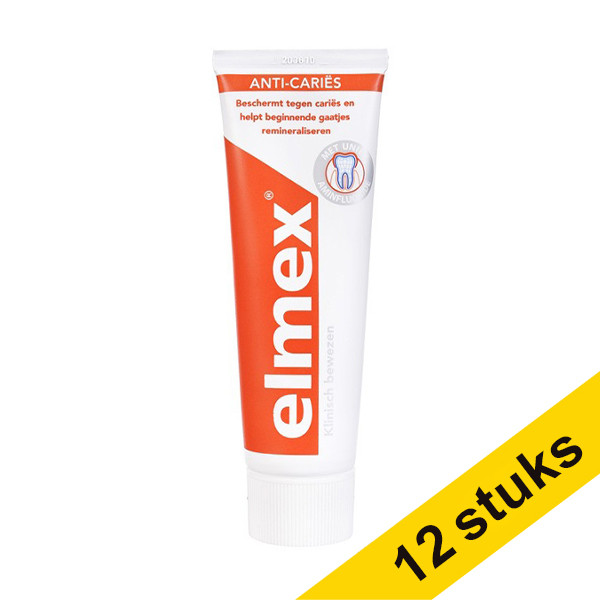 Elmex Anti Cavities toothpaste, 75ml (12-pack)  SEL01029 - 1