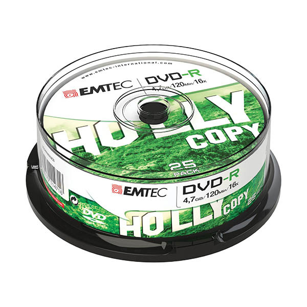 Emtec DVD+R in cakebox (25-pack) 500304 - 1