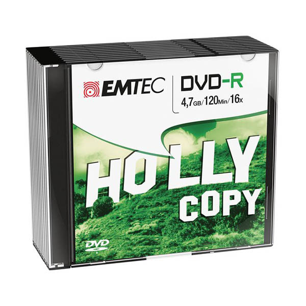 Emtec DVD-R in jewel case (10-pack) 500308 - 1