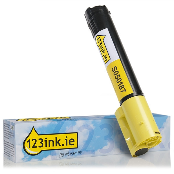 Epson 0187 (S050187) high capacity yellow toner (123ink version) C13S050187C 027792 - 1