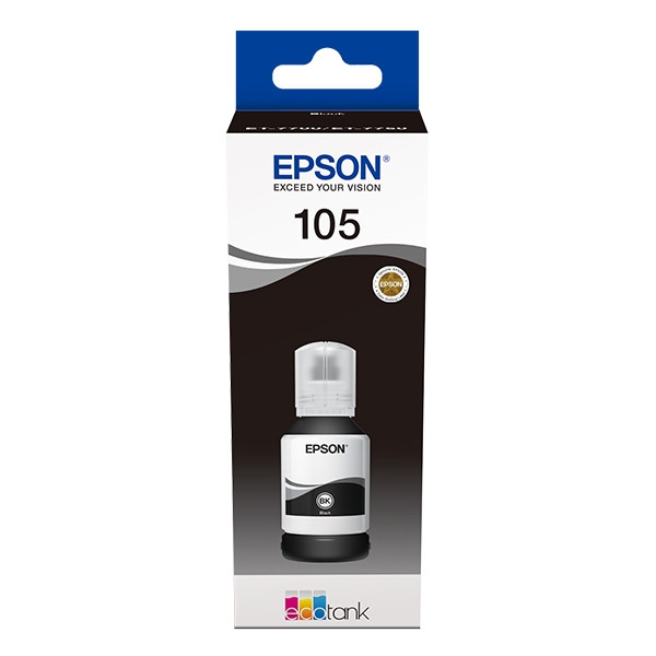 Epson 105 black ink tank (original Epson) C13T00Q140 027160 - 1