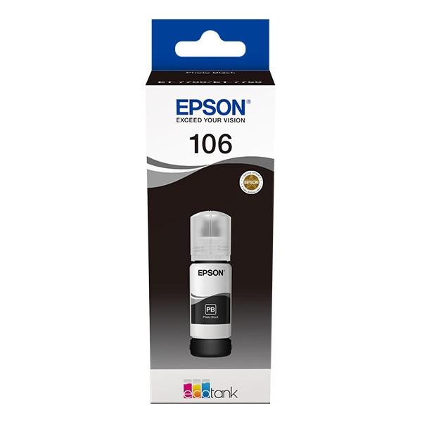 Epson 106 photo black ink tank (original Epson) 027162 - 1