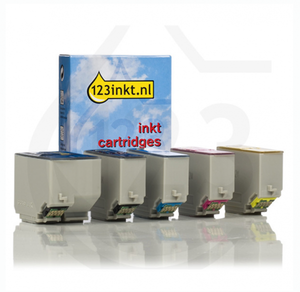 Epson 202XL series BK/PBK/C/M/Y ink cartridge 5-pack (123ink version) C13T02G74010C 127048 - 1