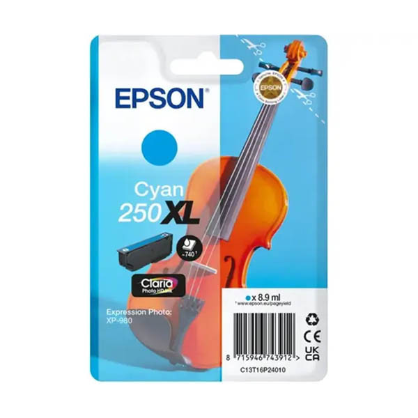 Epson 250XL cyan ink cartridge (original Epson) 652098 - 1