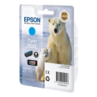 Epson 26XL (T2632) high capacity cyan ink cartridge (original Epson) C13T26324010 C13T26324012 026512