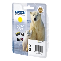 Epson 26XL (T2634) high capacity yellow ink cartridge (original Epson) C13T26344010 C13T26344012 026516