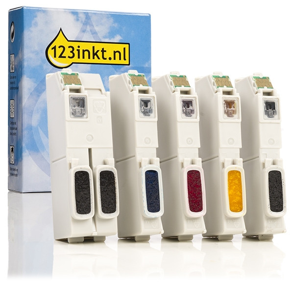 Epson 26  BK/PBK/C/M/Y ink cartridge 5-pack (123ink version)  024144 - 1