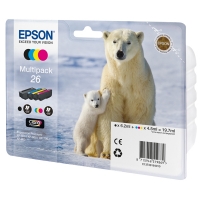 Epson 26 (T2616) BK/C/M/Y ink cartridge 4-pack (original Epson) C13T26164010 026506