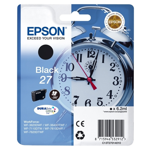 Epson 27 T2701 black ink cartridge original Epson