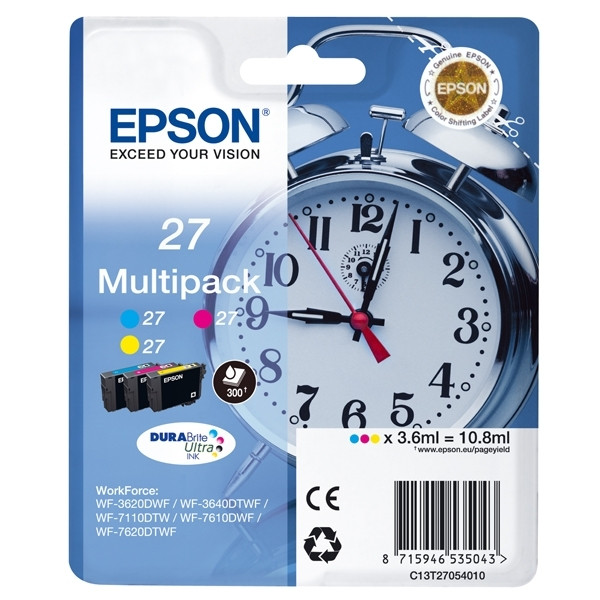 Epson 27 (T2705) multipack (original Epson) C13T27054010 C13T27054012 026634 - 1