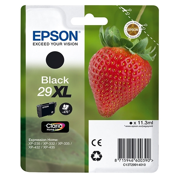 Epson 29XL (T2991) high capacity black ink cartridge (original Epson) C13T29914010 C13T29914012 026830 - 1