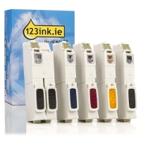 Epson 33XL (T3357) BK/PBK/C/M/Y ink cartridge 5-pack (123ink version) C13T33574010C 110820