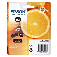 Epson 33 (T3341) photo black ink cartridge (original Epson) C13T33414010 C13T33414012 026852