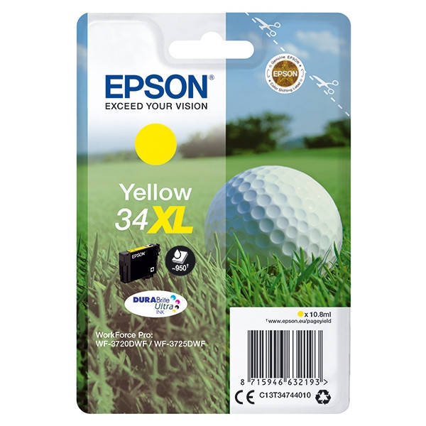 Epson 34XL (T3474) high-capacity yellow ink cartridge (original Epson) 027024 - 1