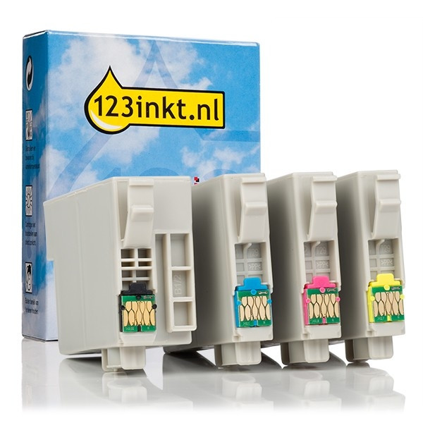 Epson 34XL (T347) BK/C/M/Y high-capacity ink cartridge 4-pack (123ink version) 127050 - 1