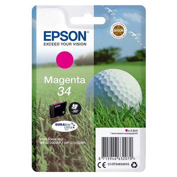 Epson 34 (T3463) magenta ink cartridge (original) C13T34634010 027014 - 1