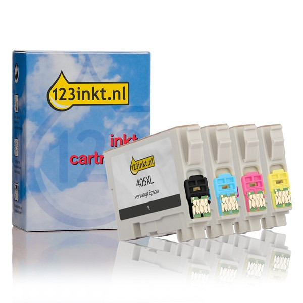 Epson 405XL BK/C/M/Y ink cartridge 4-pack (123ink version) C13T05H64010C 110828 - 1