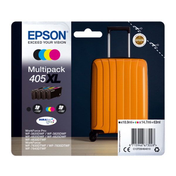 Epson 405XL (C13T05H64010) ink cartridge 4-pack (original Epson) 052204 - 1