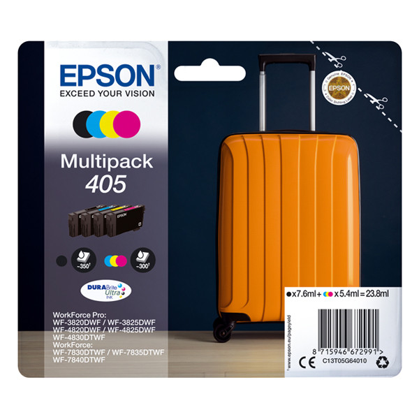 Epson 405 (C13T05G64010) ink cartridge 4-pack (original Epson) 652032 - 1