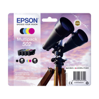 Epson 502 BK/C/M/Y ink cartridge 4-pack (original Epson) C13T02V64010 C13T02V64020 C13T02V64510 652000