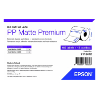 Epson 7113412 PP matte label 102mm x 152mm (original) 7113412 084477