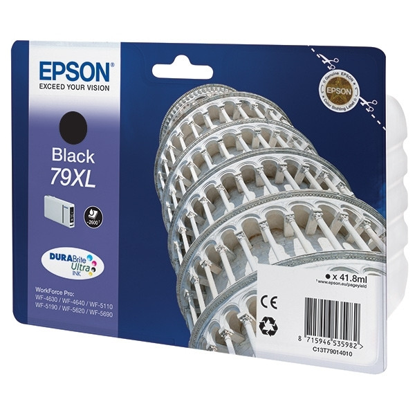 Epson 79XL (T7901) high capacity black ink cartridge (original Epson) 026652 - 1