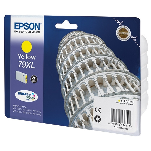 Epson 79XL (T7904) high capacity yellow ink cartridge (original Epson) 026658 - 1