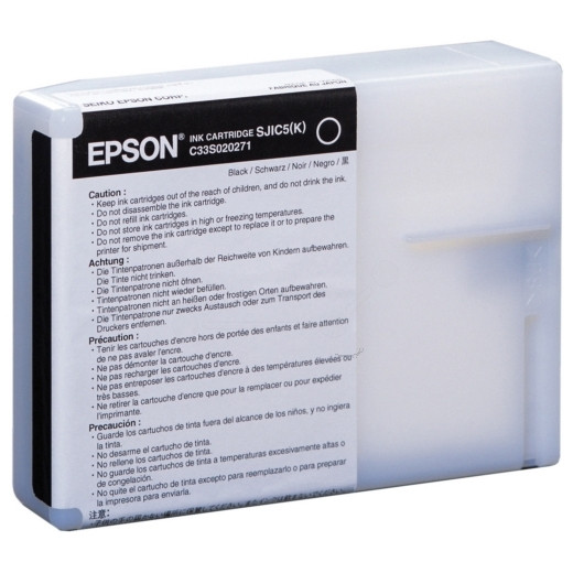 Epson C33S020271 (SJIC5) black ink cartridge (original) C33S020271 080192 - 1