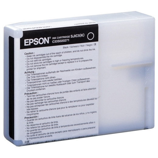Epson C33S020271 (SJIC5) black ink cartridge (original Epson) 080192 - 1