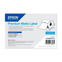 Epson C33S045741 premium matte continuous label roll, 102mm x 60m (original Epson) C33S045741 083644